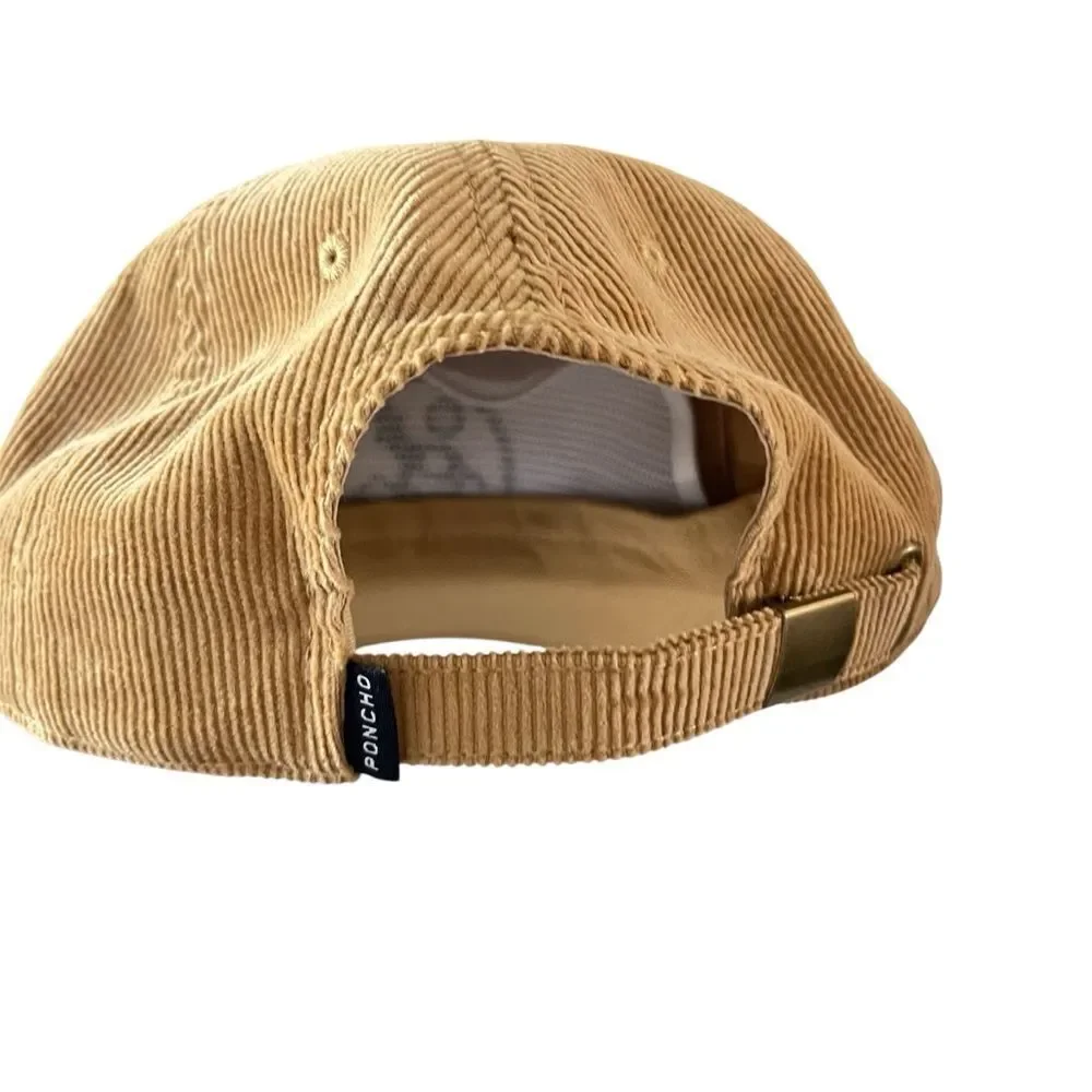 Poncho Outdoors Tan Corduroy Patch Hat